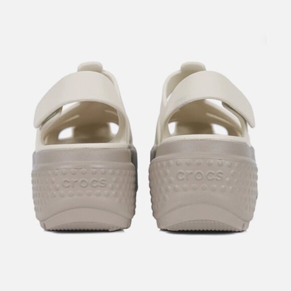 NWT Crocs Stomp Fisherman Almond Tint Sandal W8/M6 - Picture 7 of 7